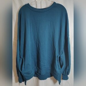 Zenana Teal Women's Sweatshirt